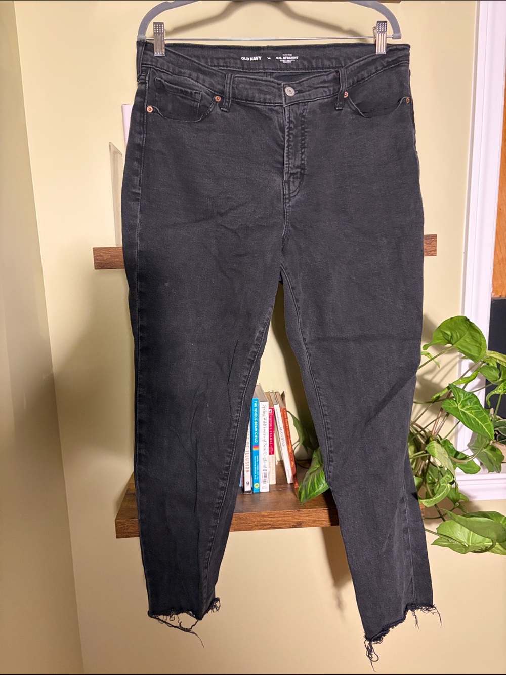 Old Navy Black O.G. Straight Jeans